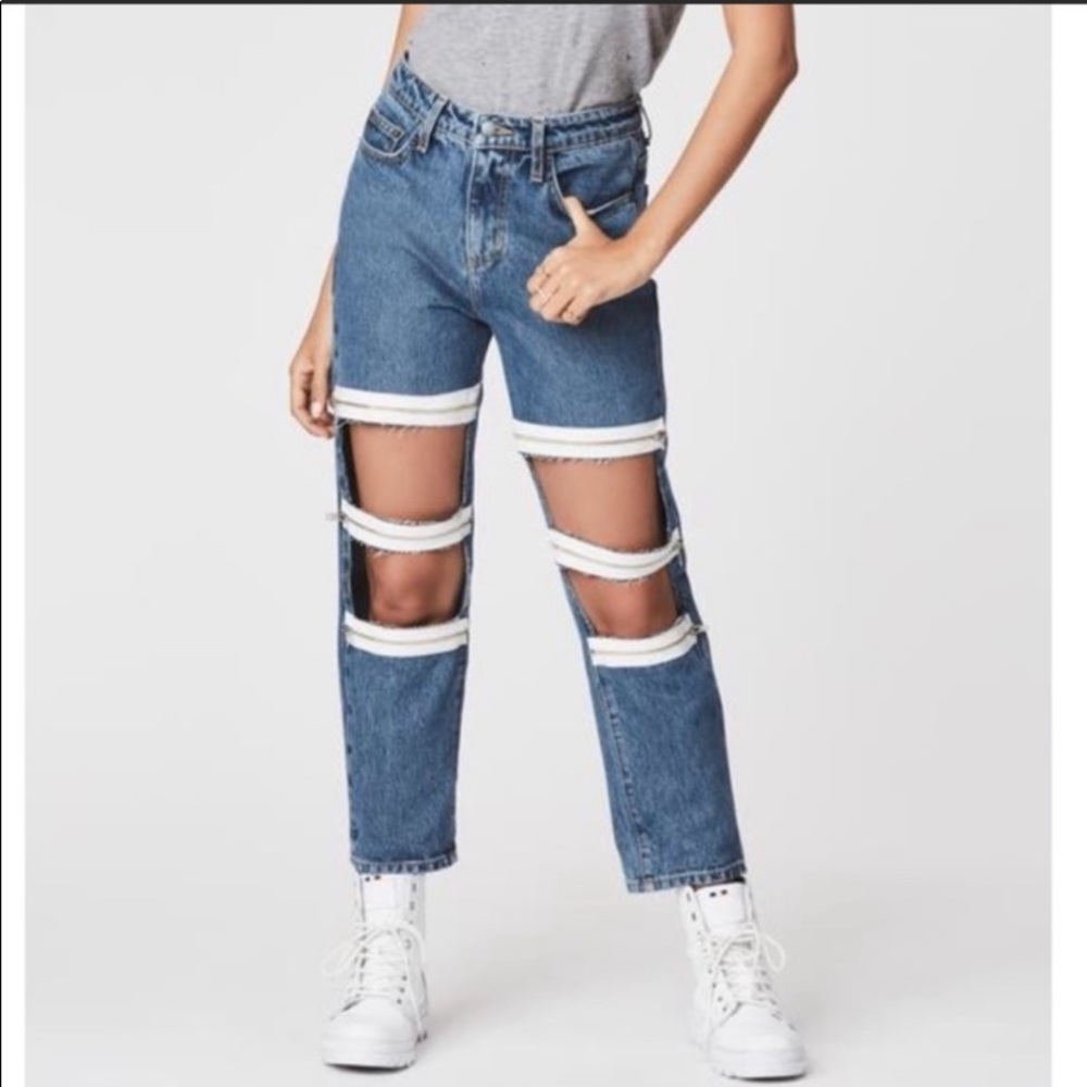 Carmar/ LF zipper jeans